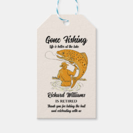 Etiquetas Para Regalos La vida de la pesca abandonada por retiro es mejor