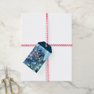 Etiquetas Para Regalos La visión de la chica hada de la escarcha de un in