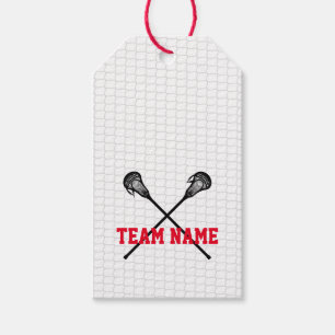 Etiquetas Para Regalos Lacrosse Sticks Net Team Name Color Sports Jugador