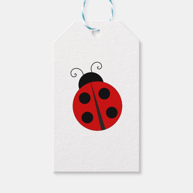 Etiquetas Para Regalos Lady Bug (Anverso)