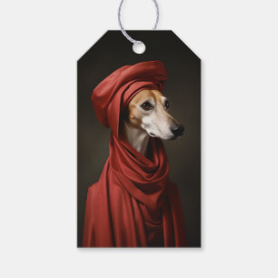 Etiquetas Para Regalos Lady Saluki Dog