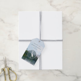 Etiquetas Para Regalos Lago en las montañas rústica naturaleza amantes de