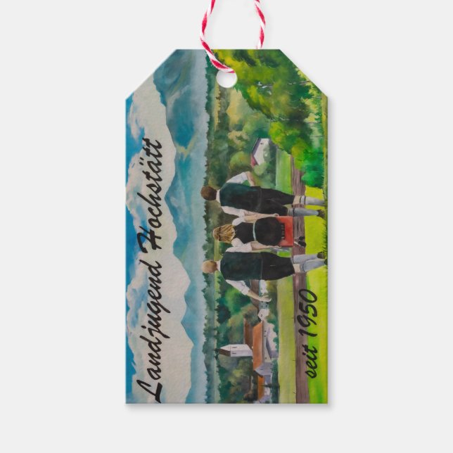 Etiquetas Para Regalos Landjugendfest (Anverso)