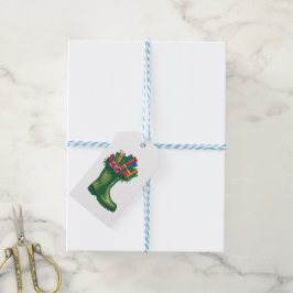 Etiquetas Para Regalos Las botas nuevas de Santa