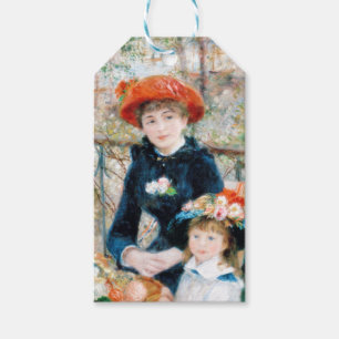 Etiquetas Para Regalos Las dos hermanas, en la terraza Auguste Renoir