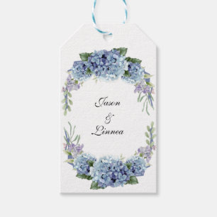 Etiquetas Para Regalos Las Flores Olvidantes De Las Flores De Agua Elegan
