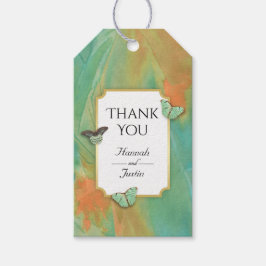 Etiquetas Para Regalos Las mariposas vintage de los colores del suroeste 