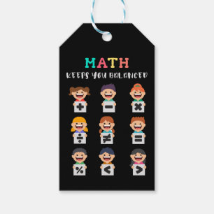 Etiquetas Para Regalos Las matemáticas te mantienen equilibrado