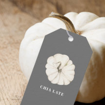 Latte de Chía de Especias de Calabaza Acuarela Bla