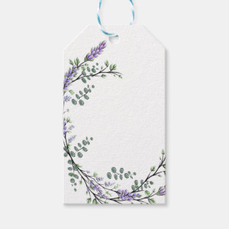 Etiquetas Para Regalos Lavanda y Eucalipto