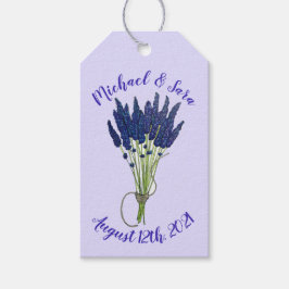 Etiquetas Para Regalos Lavandula Lavender Bunch Herb Purple Flower Garden