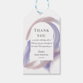 Etiquetas Para Regalos Lavender Watercolor Abstract Birthday Gift Tag
