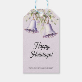 Etiquetas Para Regalos Lavender Watercolor Navidades Bell