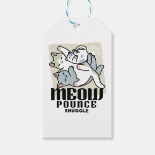 Etiquetas Para Regalos Laze Furr Days - Diseño de gatos perezosos
