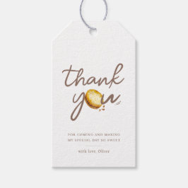 Etiquetas Para Regalos Leche y cookies Primera fiesta de cumpleaños Graci