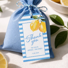 Etiquetas Para Regalos Lemon Costa Amalfi Cítrico Gracias Despedida de So