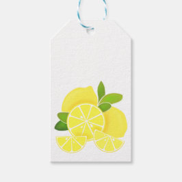 Etiquetas Para Regalos Lemon lemons lonchas de limón fruta tropical amari