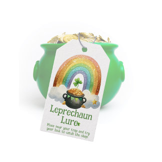 Etiquetas Para Regalos Leprechaun Lure, San Patricks Day Trap Bait
