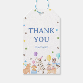 Etiquetas Para Regalos Let's Pawty Puppy Favor Tag Dog Birthday Party for