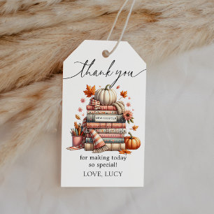 Etiquetas Para Regalos Libro de historias de otoño Nuevo libro de capítul
