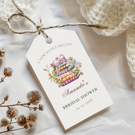 Etiquetas Para Regalos Libro de Historias de un Nuevo Capítulo para Despe