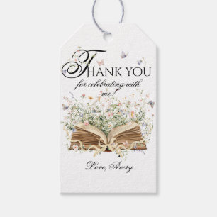 Etiquetas Para Regalos Libro Flor Silvestre Un Nuevo Capítulo Comienza De
