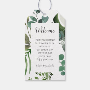 Etiquetas Para Regalos LIFY Eucalyptus Botánico Saltos Boda