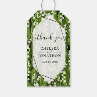 Etiquetas Para Regalos Lily of the Valley Greenery Boda Gracias