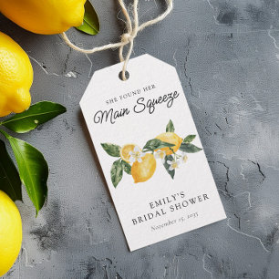 Etiquetas Para Regalos Limonada de Citricos para Despedida de Soltera