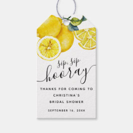 Etiquetas Para Regalos Limones Sip Sip Hurra Favor Despedida de Soltera