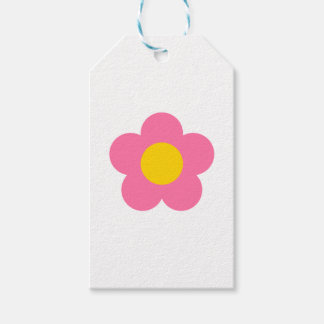 Etiquetas Para Regalos Linda flor rosa
