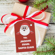 Lindo Rojo De Santa Claus Personalizado