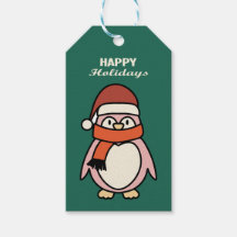 lindo rosa Navidad pingüino feliz celebración de f