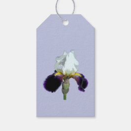 Etiquetas Para Regalos Lirio púrpura y blanco