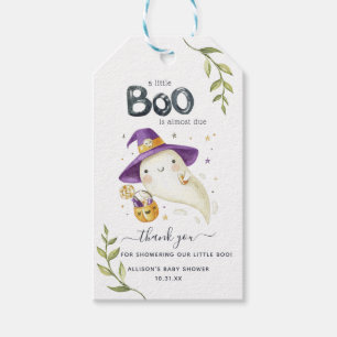 Etiquetas Para Regalos Little Boo Halloween   Baby Shower Gracias