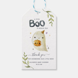 Etiquetas Para Regalos Little Boo Halloween | Regalo de agradecimiento pa