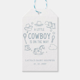 Etiquetas Para Regalos Little Cowboy Boy Baby Shower