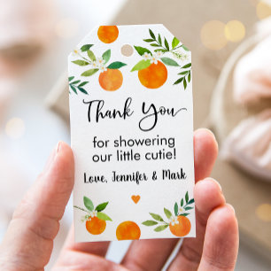 Etiquetas Para Regalos Little Cutie Greeneration Floral Baby Shower