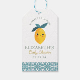 Etiquetas Para Regalos Little Cutie Lemon Citrus Baby Shower