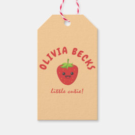 Etiquetas Para Regalos Little Cutie Strawberry Baby Shower