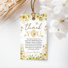 Etiquetas Para Regalos Little Honey Bee Floral Favor Tags