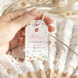 Etiquetas Para Regalos Little Love bug Garden Baby Shower Gracias