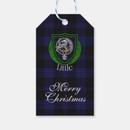 Etiquetas Para Regalos Little Scottish Clan Tartan & Crest