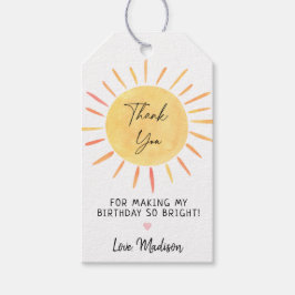 Etiquetas Para Regalos Little Sunshine Boho Cumpleaños Gracias