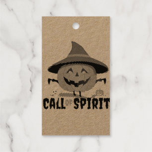Etiquetas Para Regalos Llamado de Espíritu de Halloween