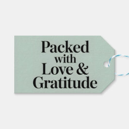 Etiquetas Para Regalos Lleno de Gratitud