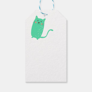 Etiquetas Para Regalos Lluvia de gatos