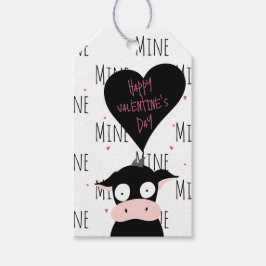 Etiquetas Para Regalos Loco Adorable Castigo de Vaca “¡Solo Moooooo!”