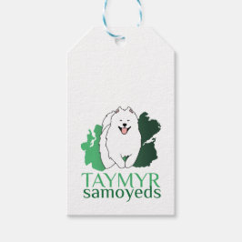 Etiquetas Para Regalos Logo de Taymyr Samoyeds