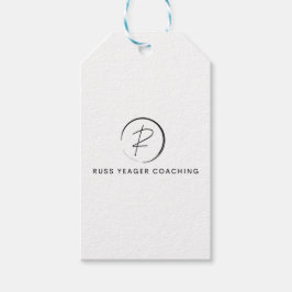 Etiquetas Para Regalos Logotipo de firma de coaching de Russ Yeager